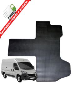 SERIE 4 TAPPETI - TAPPETINI IN GOMMA NERI PER PEUGEOT BOXER DAL 2014 IN POI