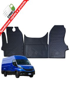 TAPPETI - TAPPETINI IN GOMMA 3D TPE NERI PER IVECO Daily dal 2019 in poi