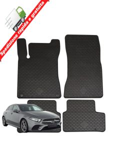 TAPPETI - TAPPETINI IN GOMMA 3D TPE NERI PER FIAT MERCEDES CLASSE A 4/5p. 18->