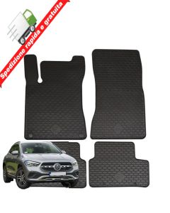TAPPETI - TAPPETINI IN GOMMA 3D TPE NERI PER MERCEDES GLA dal 2019 in poi