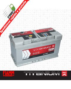 BATTERIA AUTO FIAMM TITANIUM PRO POTENZIATA 100Ah 870A - L5100+  |BOSCH| 100 Ah