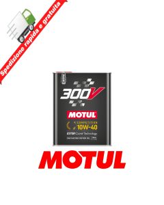 2 Litri OLIO MOTUL 300V 10W40 COMPETITION - ESTER CORE RACING MOTOR OIL