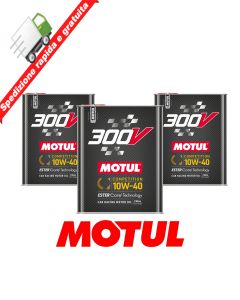 6 Litri OLIO MOTUL 300V 10W40 COMPETITION - ESTER CORE RACING MOTOR OIL