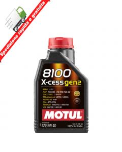 1 Litro OLIO MOTUL 8100 5W40 X-CESS - A3/B4 - LL01 - VW 502.00 - 505.00 - 229.5