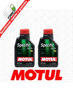 2 Litri OLIO MOTUL 5W40 SPECIFIC CNG / GPL / LGP - ACEA C3 - SM/CF - LL04