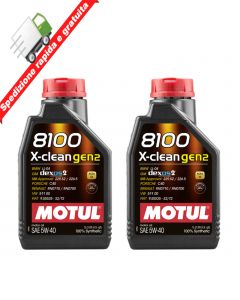 2 LitrI OLIO MOTUL X-CLEAN 5W40 - C3 - LL04 - 9.55535 - DEXOS 2 - 502.00 -505.00