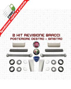 2 x KIT REVISIONE COMPLETO BRACCI POSTERIORI ALFA ROMEO - FIAT - LANCIA