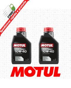 2 Litri OLIO MOTUL 2100 POWER + 10W40 - TECHNOSYNTHESE - API SL/CF -ACEA A3-B4