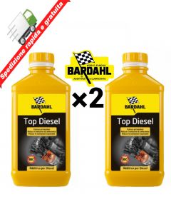 BARDAHL TOP DIESEL 2 L ADDITIVO PROTEZIONE PULIZIA MOTORE AUTO GASOLIO INIETTORI