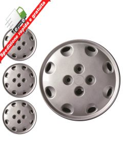 SERIE 4 BORCHIE - 4 COPRICERCHI COPPE RUOTA 13 PER FIAT CINQUECENTO TIPO A