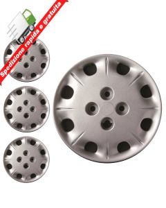 SERIE 4 BORCHIE - 4 COPRICERCHI COPPE RUOTA 13 PER FIAT CINQUECENTO TIPO B