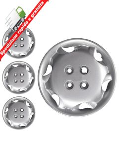 SERIE 4 BORCHIE - 4 COPRICERCHI COPPE RUOTA 14 PER FIAT PUNTO S 96->