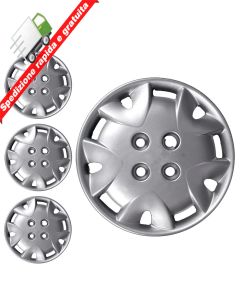 SERIE 4 BORCHIE - 4 COPRICERCHI COPPE RUOTA 14 PER FIAT PUNTO SX 97->