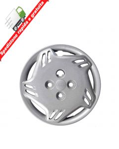 4 BORCHIE - SERIE 4 COPRICERCHI COPPE RUOTA 14" PER FIAT PANDA 01->