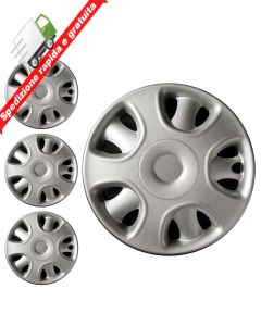 SERIE 4 BORCHIE - 4 COPRICERCHI COPPE RUOTA 14 PER FIAT MAREA LIBERTY 98->