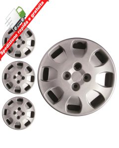 SERIE 4 BORCHIE - 4 COPRICERCHI COPPE RUOTA 13 PER FIAT PANDA MY LIFE