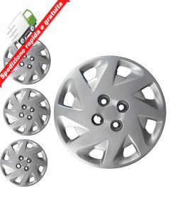 SERIE 4 BORCHIE - 4 COPRICERCHI COPPE RUOTA 14 PER FIAT PUNTO S 99->