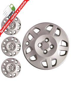 SERIE 4 BORCHIE - 4 COPRICERCHI COPPE RUOTA 14 PER FIAT PUNTO ELX 5P 99->