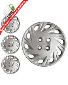 SERIE 4 BORCHIE - 4 COPRICERCHI COPPE RUOTA 14 PER FIAT PUNTO HLX 3P 99->