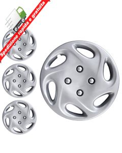 SERIE 4 BORCHIE - 4 COPRICERCHI COPPE RUOTA 13 PER PEUGEOT BIPPER 