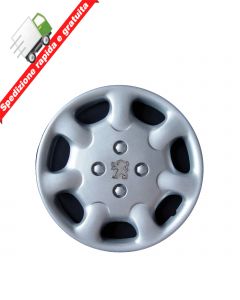 1 BORCHIA - COPRICERCHIO COPPA RUOTA 15" PER FIAT PEUGEOT RANCH - PARTNER