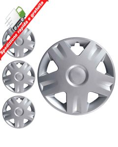 SERIE 4 BORCHIE - 4 COPRICERCHI COPPE RUOTA 13 PER RENAULT CLIO 01->