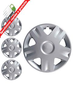 SERIE 4 BORCHIE - 4 COPRICERCHI COPPE RUOTA 14" PER RENAULT CLIO - SCENIC