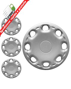 SERIE 4 BORCHIE - 4 COPRICERCHI COPPE RUOTA 13 PER RENAULT LAGUNA