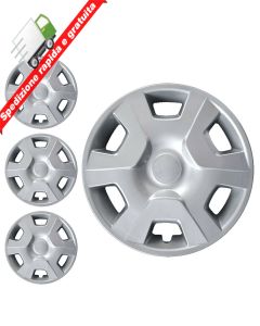 SERIE 4 BORCHIE - 4 COPRICERCHI COPPE RUOTA 14 PER TOYOTA YARIS