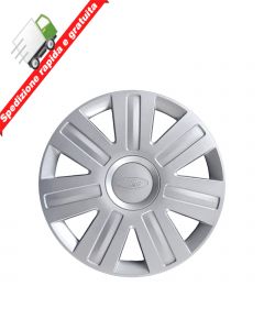 4 BORCHIE - SERIE 4 COPRICERCHI COPPE RUOTA 14" PER FORD FIESTA TIPO B