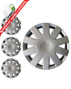 SERIE 4 BORCHIE - 4 COPRICERCHI COPPE RUOTA 14 PER PEUGEOT BIPPER TIPO B