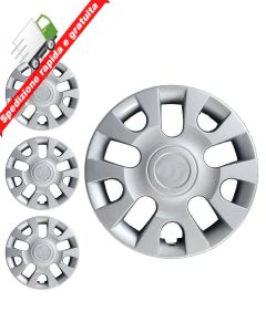 SERIE 4 BORCHIE - 4 COPRICERCHI COPPE RUOTA 13 PER MATIZ