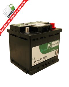 BATTERIA AUTO 44 Ah - 390 A EN spunto | Garanzia Italia | 207 x 175 x 190 | 45Ah