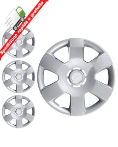 SERIE 4 BORCHIE - 4 COPRICERCHI COPPE RUOTA 14" PER TOYOTA AYGO