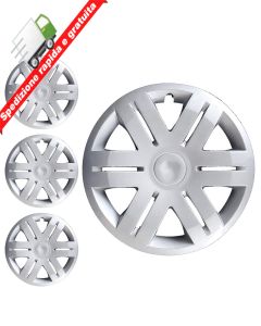 SERIE 4 BORCHIE - 4 COPRICERCHI COPPE RUOTA 16 PER OPEL MOVANO