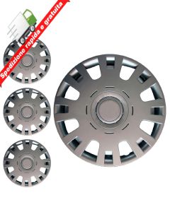 SERIE 4 BORCHIE - 4 COPRICERCHI COPPE RUOTA 15 PER CITROEN C4 TIPO A