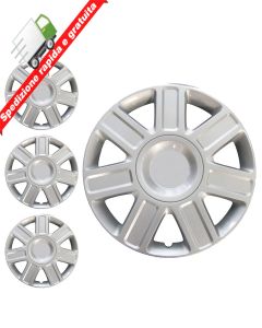 SERIE 4 BORCHIE - 4 COPRICERCHI COPPE RUOTA 16 PER FORD FOCUS 08->