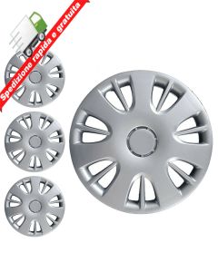 SERIE 4 BORCHIE - 4 COPRICERCHI COPPE RUOTA 15 PER OPEL CORSA