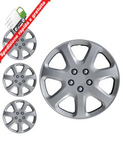 SERIE 4 BORCHIE - 4 COPRICERCHI COPPE RUOTA 16 PER PEUGEOT 307