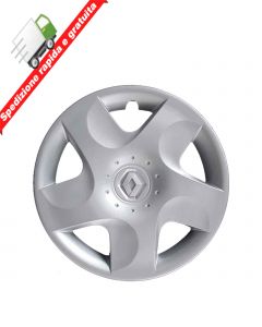 4 BORCHIE - SERIE 4 COPRICERCHI COPPE RUOTA 14" PER RENAULT TWINGO 07->