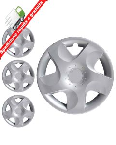 SERIE 4 BORCHIE - 4 COPRICERCHI COPPE RUOTA 14 PER RENAULT TWINGO