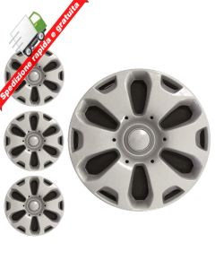 SERIE 4 BORCHIE - 4 COPRICERCHI COPPE RUOTA 14 PER FORD FIESTA 08->