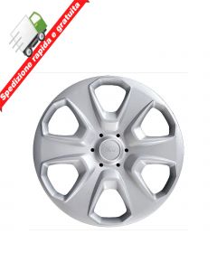 4 BORCHIE - SERIE 4 COPRICERCHI COPPE RUOTA 15" PER FORD FIESTA TIPO D