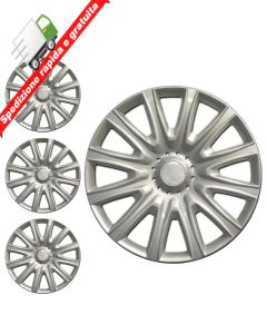 SERIE 4 BORCHIE - 4 COPRICERCHI COPPE RUOTA 15 PER FORD FIESTA 08-> TIPO B