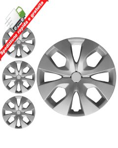 SERIE 4 BORCHIE - 4 COPRICERCHI COPPE RUOTA 16 PER CITROEN C3 PICASSO 09->