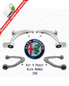 KIT 4 BRACCI ANTERIORE COMPLETO ALFA ROMEO 159 - 2005 -> 2012