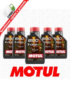 6 Litri OLIO MOTUL X-CLEAN EFE 5W30 - C2/C3 - LL04 - DEXOS X - 229.52 -VW 505.01