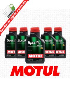 5 Litri OLIO MOTUL 5W40 SPECIFIC CNG / GPL / LGP - ACEA C3 - SM/CF - LL04