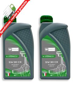 Olio motore W-Parts 5W30 C3 Totalmente Sintetico API SN SM/CF | ACEA C3 |MB 229