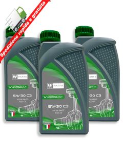 Olio motore W-Parts 5W30 C3 Totalmente Sintetico API SN SM/CF | ACEA C3|